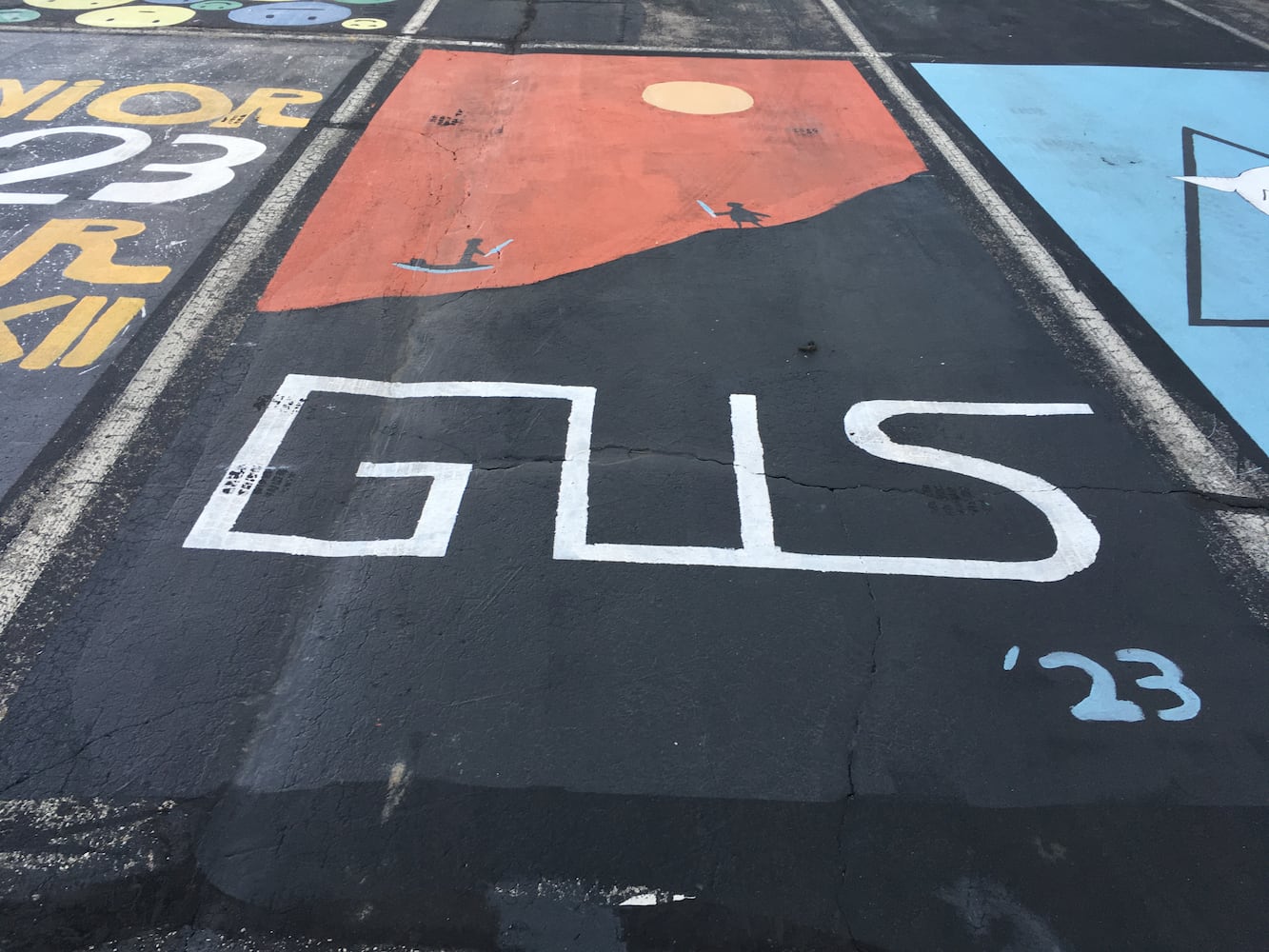 Ross senior parking lot spaces