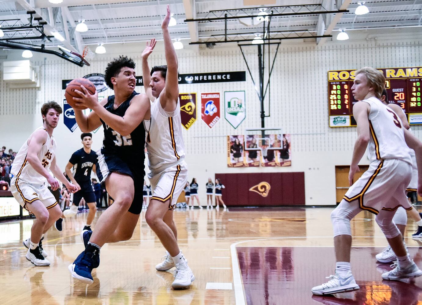 Ross vs Edgewood basketball