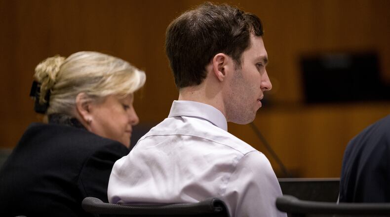 Tyler Robinson, accused in the fatal shooting of Charlie Kirk, sits to the right of defense attorney Kathryn Nester during a hearing in 4th District Court, in Provo, Utah, Tuesday, Feb. 3, 2026. (Trent Nelson/The Salt Lake Tribune via AP, Pool)