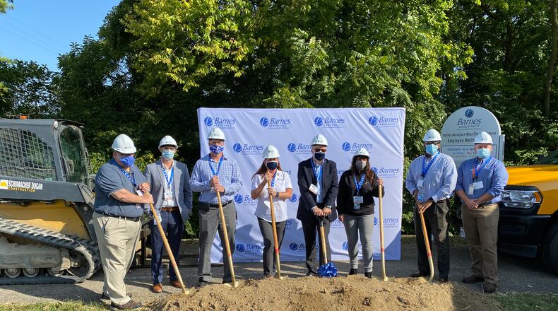 Barnes Aerospace recently broke ground on a 3,400-square foot expansion in West Chester Twp.