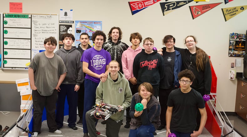 A first-year robotics class at Middletown High School has proven popular as students have begun competing in regional and state contests. No trophies yet, but the physics teacher who is running the new class said students are passionate about their learning as they construct complex robots from scratch. (Provided)