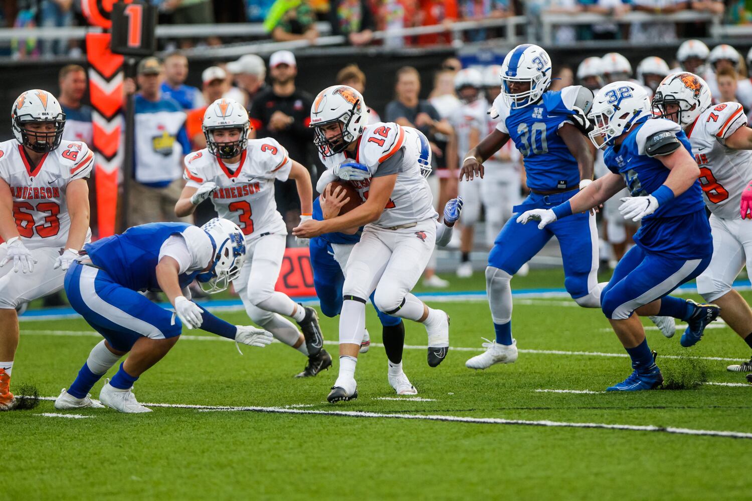 Hamilton Big Blue Football beats Anderson