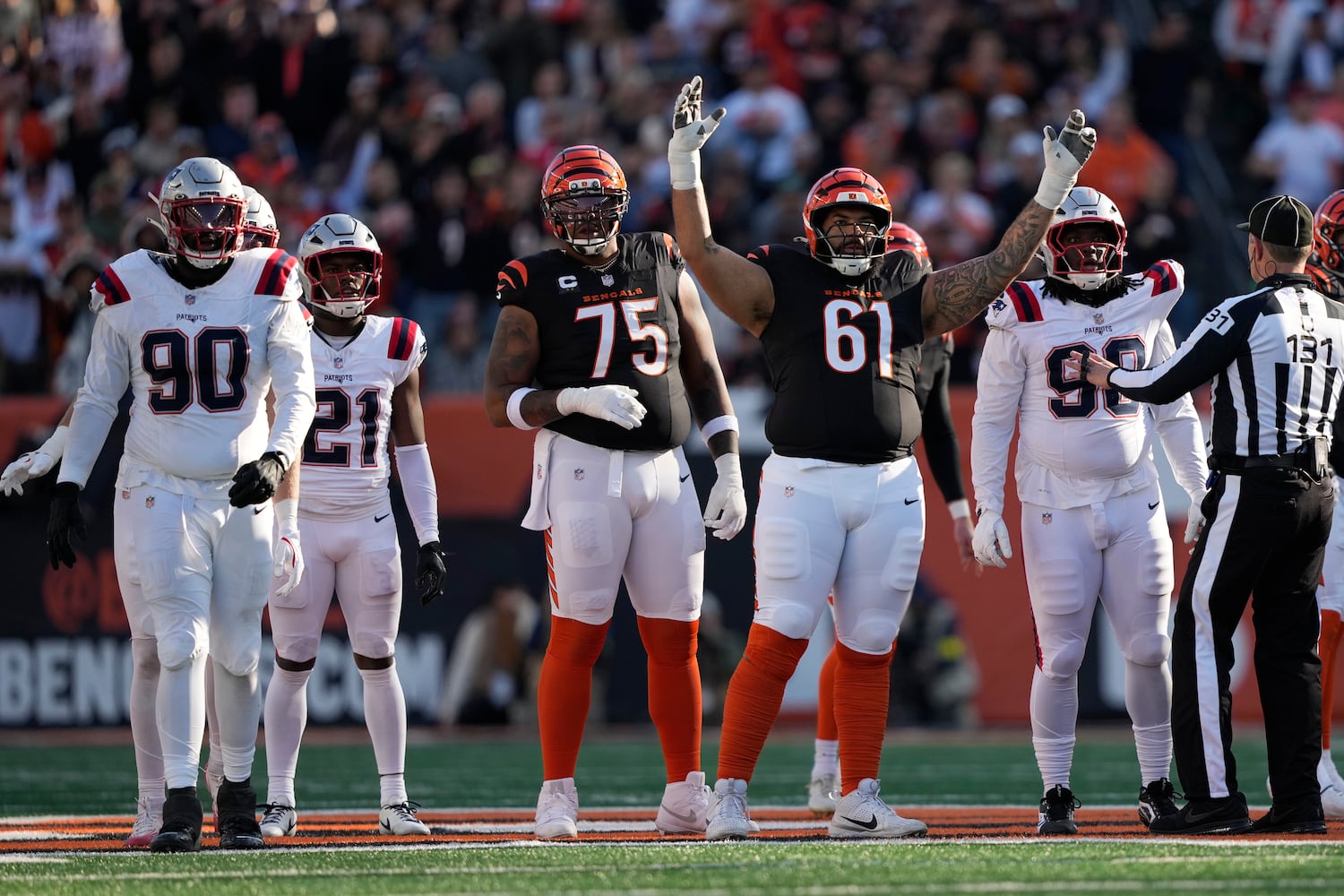 Patriots Bengals Football