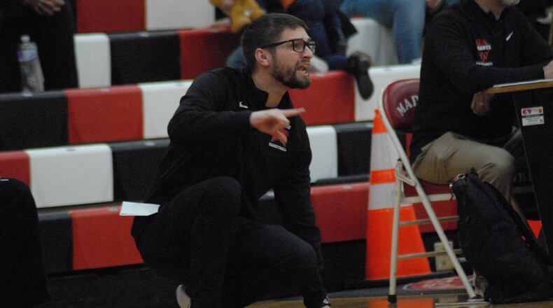 Tommy McGuire was named the new girls basketball coach at Madison High School on Thursday night. Chris Vogt/CONTRIBUTED
