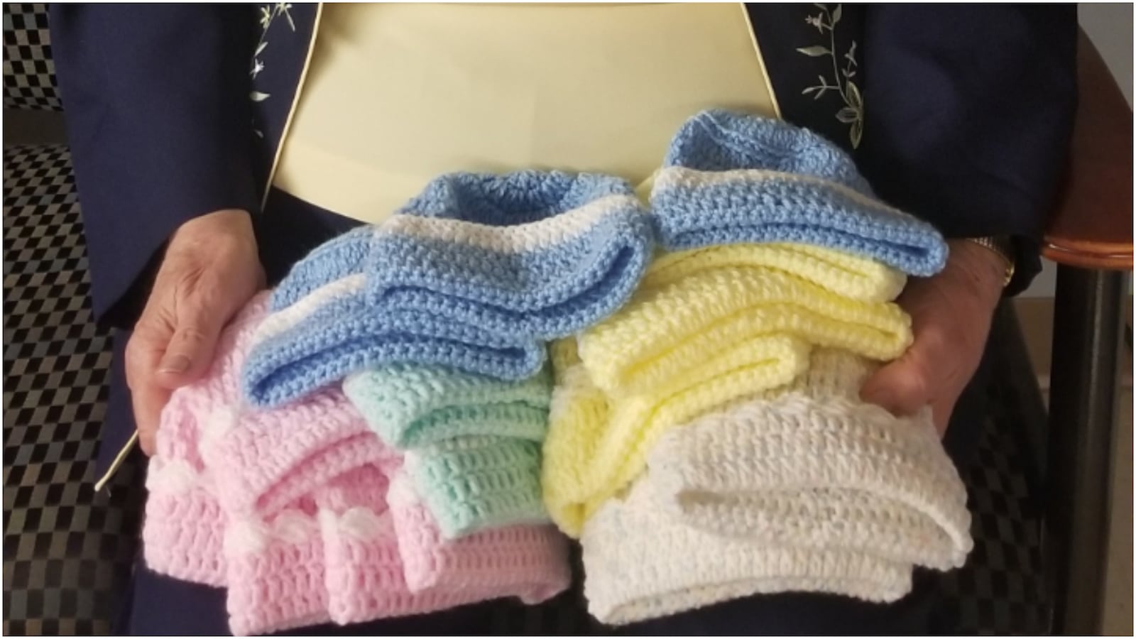 Betty Banks has been crocheting for 72 years — since the age of 16 — and said she loves every minute of it.