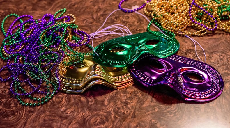 Brad Denson’s annual Mardi Gras Threauxdown happened at The Oregon Express on Saturday, Mar. 1, 2025, in advance of Fat Tuesday. TOM GILLIAM / CONTRIBUTING PHOTOGRAPHER