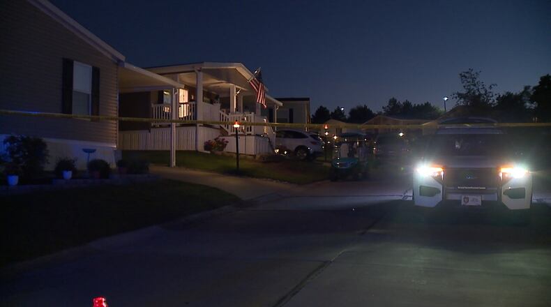 A shooting with multiple victims was reported in the 9000 block of Erie Circle on Sunday, Aug. 31, 2025, according to West Chester police. Photo courtesy WCPO.