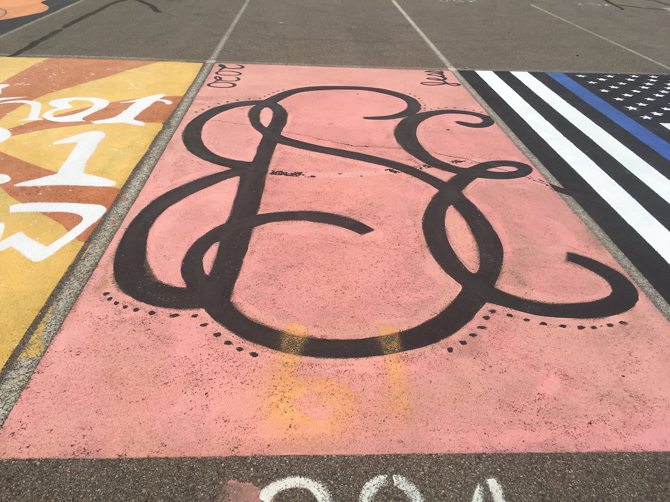 Lakota West High School parking lot spaces