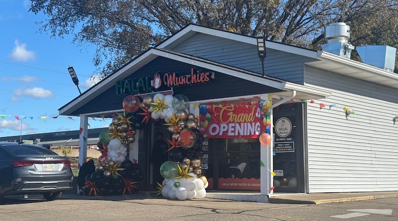 Halal Munchies is open at 711 S. Breiel Blvd. in Middletown, the first Ohio location of a franchise that started in New York City. BRYN DIPPOLD/STAFF