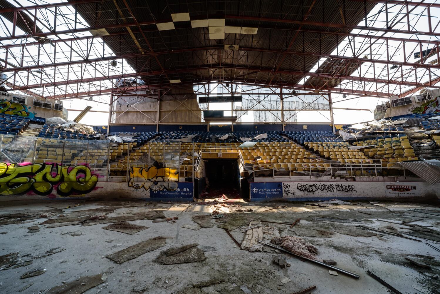 Last look inside Hara Arena