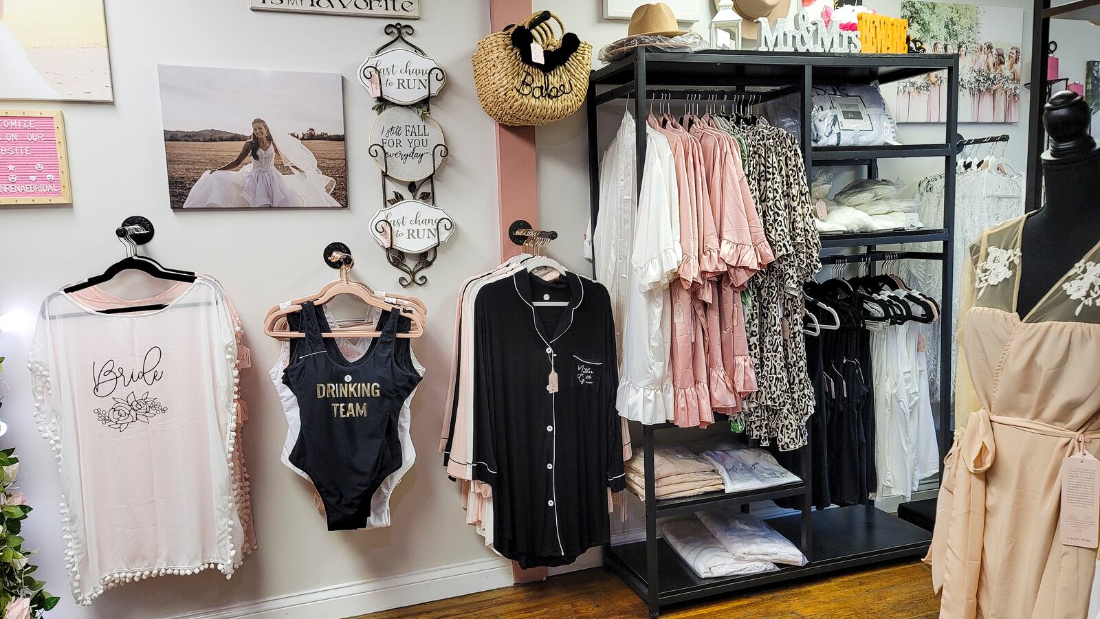 Morgan Davis has opened Morgan Renae Bridal Boutique and Beauty at 211 Main Street in Hamilton. Morgan Renae Bridal offers full service wedding day on location hair and makeup and carries a variety of wedding accessories in the shop. NICK GRAHAM / STAFF