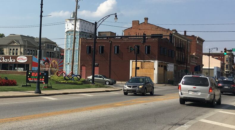 Part of Hamilton’s “Plan Hamilton” strategy for developing in the future is riverfront development. Officials have big hopes for a future Quarter Barrel location at High and B streets, with rooftop dining overlooking the Great Miami River and downtown. MIKE RUTLEDGE/STAFF