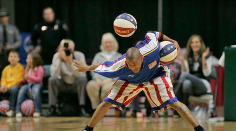 The Harlem Globetrotters will return to the Nutter Center Wednesday, Dec. 31. STAFF