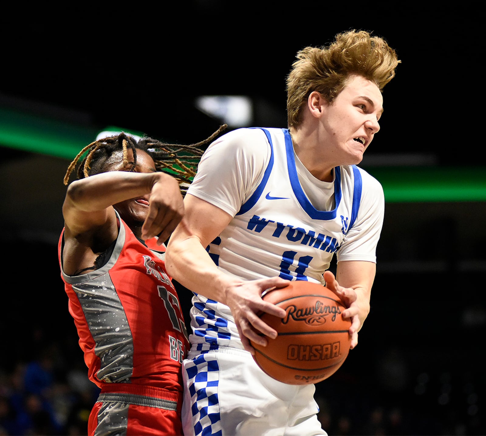 The Northridge High School boys basketball team fell to Cin. Wyoming in the D-IV, Region 16 final on Saturday, March 14, 2026 at Xavier University's Cintas Center. GEOFF NEVILLE / CONTRIBUTED PHOTO