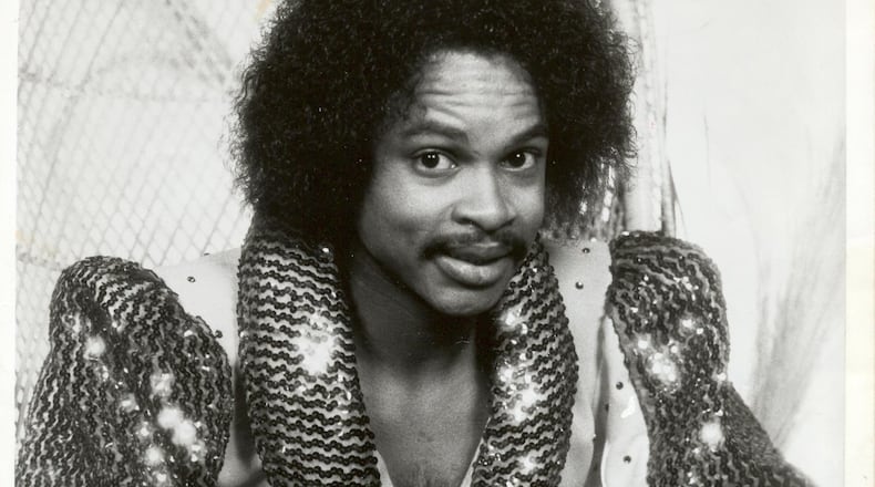 Roger Troutman in an undated publicity photo probably from the early 1980s. Troutman was a musician and leader of the band Zapp.