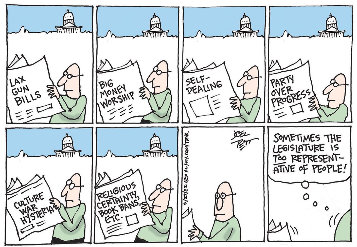WEEK IN CARTOONS: Ukraine, Putin, baseball lockout and more