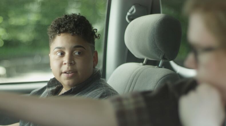 Screen still from Dayton resident Leah Bryd's webseries Hot & Bothered.