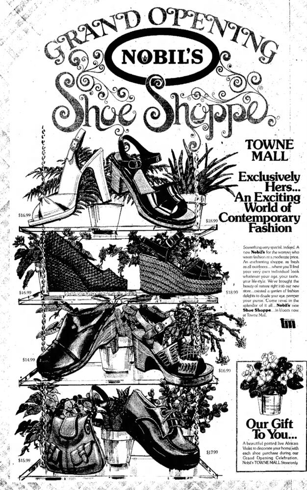 Towne Mall 1977 grand opening