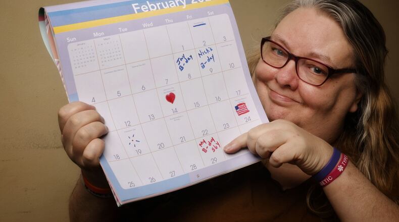 Nina Neeld was born on Leap Day and will celebrate her 56th birthday on Feb. 29, 2024. NICK GRAHAM/STAFF