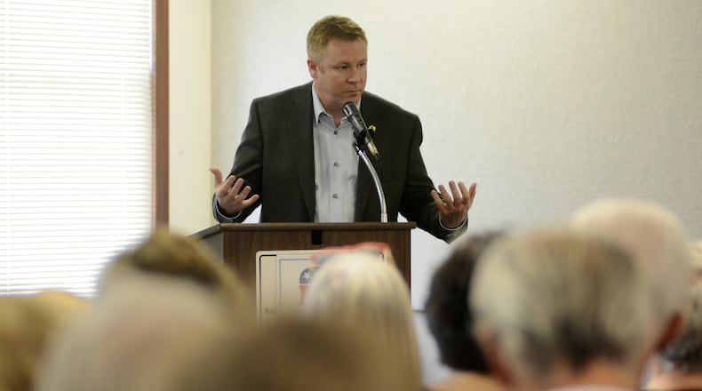 Legislation introduced by U.S. Rep. Warren Davidson, R-Troy, earlier this year made its way into the House appropriations bill which would repeal the increase of the estate tax, also known as the death tax, under the Obama Administration. Many Republicans, including President Donald Trump, are pushing to kill the death tax altogether. MICHAEL D. PITMAN/FILE