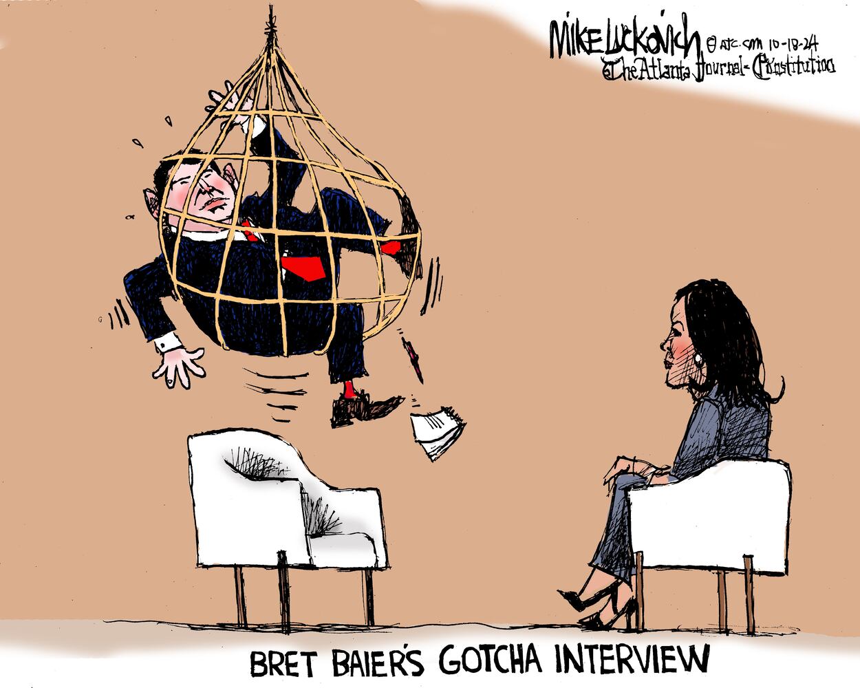 CARTOONS: Mike Luckovich, Oct. 21, 2024