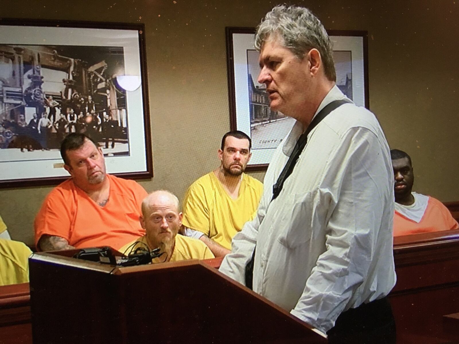 Ross Compton, charged with aggravated arson and insurance fraud, was arraigned in Butler County Common Pleas Court on Tuesday. WCPO