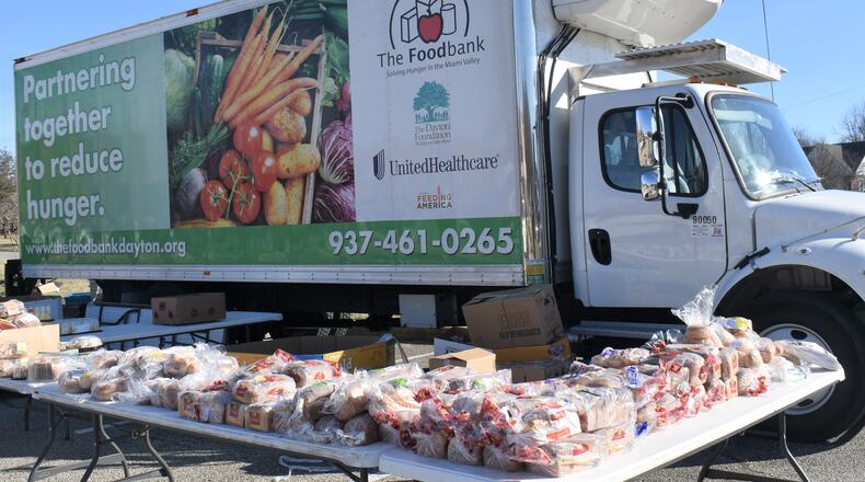 The Foodbank Inc. is hosting a walk-up mass distribution from 10 a.m. to noon Tuesday at the Preble County fairgrounds. Residents are asked to bring a photo ID and their own bags, carts or wagons, if available. CONTRIBUTED