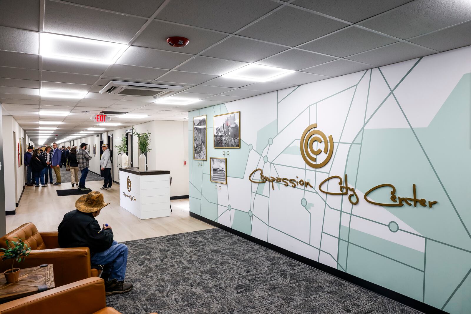 Berachah Church opened the Compassion City Center on Friday morning on its main campus on Johns Road in Middletown. The new facility has conference rooms, meeting spaces, dining area, kids play area and more. NICK GRAHAM/STAFF