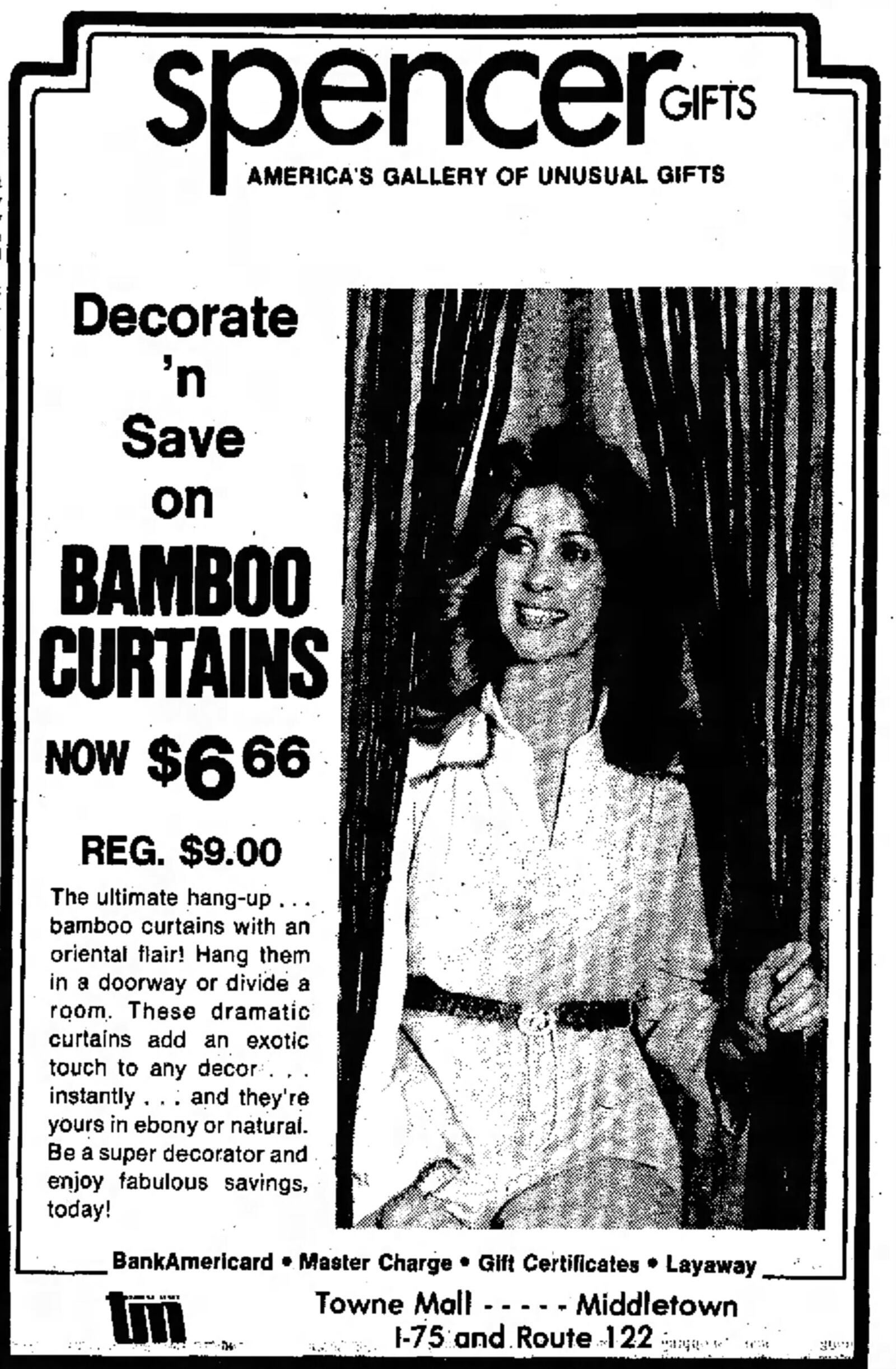 Advertisements from a Journal-News special section prior to the grand opening of the Towne Mall, in Middletown, which took place Wednesday, Feb. 9, 1977. JOURNAL-NEWS ARCHIVES