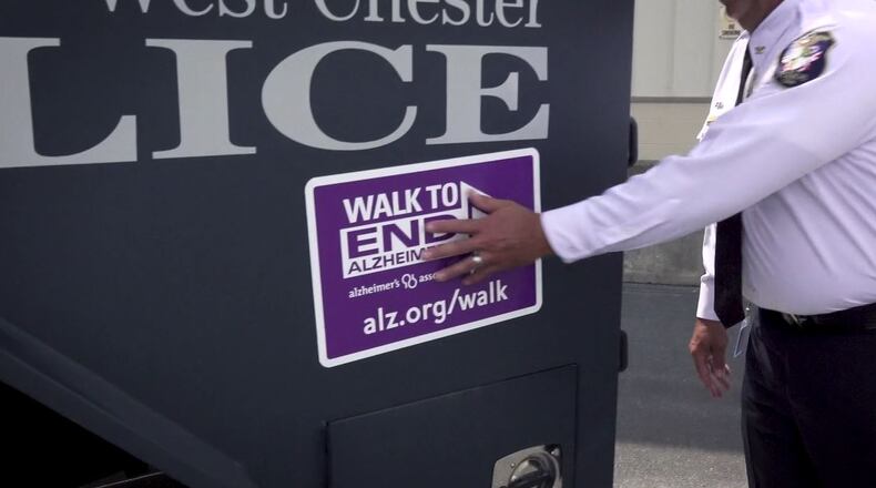 West Chester Police Chief Joel Herzog said he wanted the department to use the lip sync challenge to raise awareness for Alzheimer’s disease.