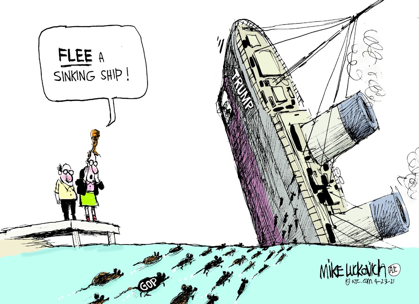 Week in cartoons: NASA’s Ingenuity lands on Mars, the Derek Chauvin trial verdict and more