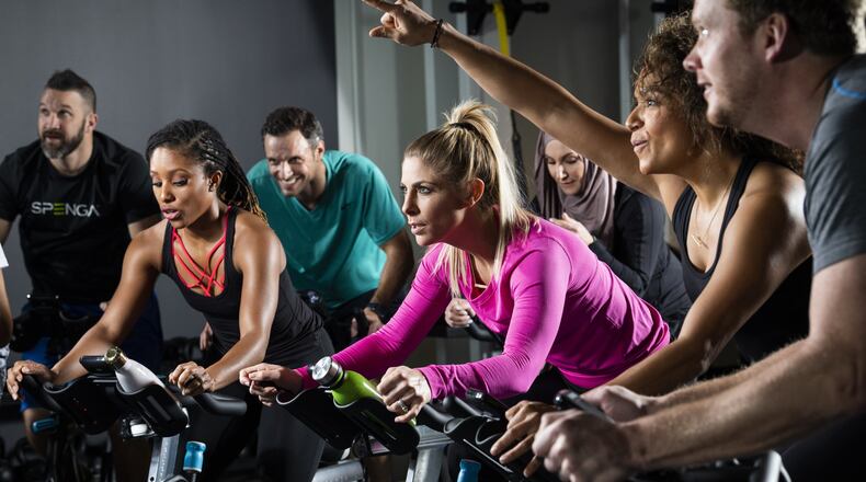 SPENGA opened in late February in West Chester Twp. It touts itself as having been created to fill a void in the fitness market and designed to improve endurance, strength and flexibility in just an hour with 20 minutes each of spin, HIIT (high-intensity interval training) strength training and yoga. CONTRIBUTED