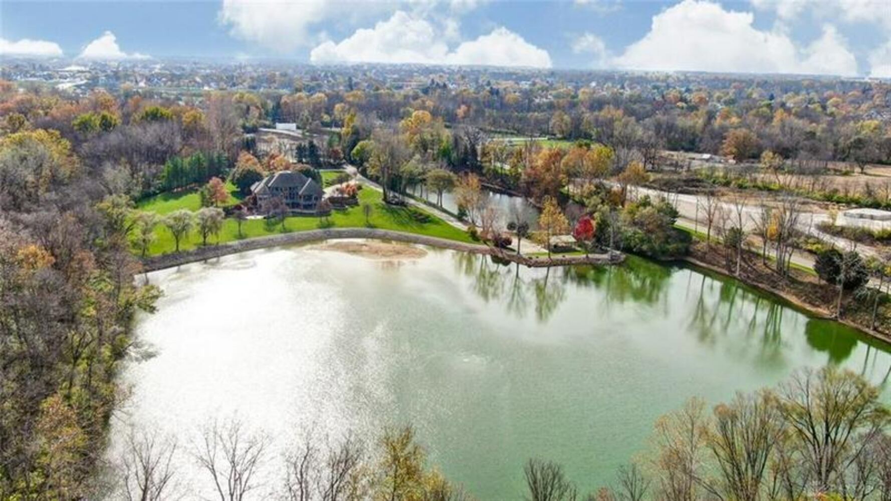 PHOTOS: $1.57M luxury home in Miami County with large lake on the market
