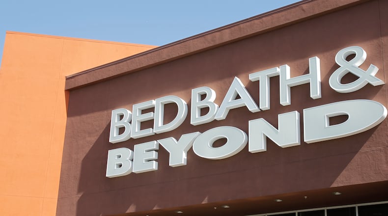 The Bed Bath & Beyond at Bridgewater Falls, 3451 Princeton Road in Fairfield Twp., will shutter, as it has been labeled a “lower producing” location. (AP Photo/Paul Sakuma, File)