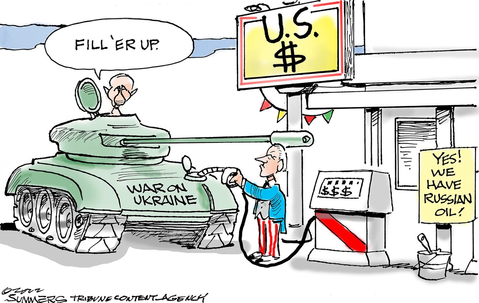 WEEK IN CARTOONS: Ukraine, Putin, baseball lockout and more
