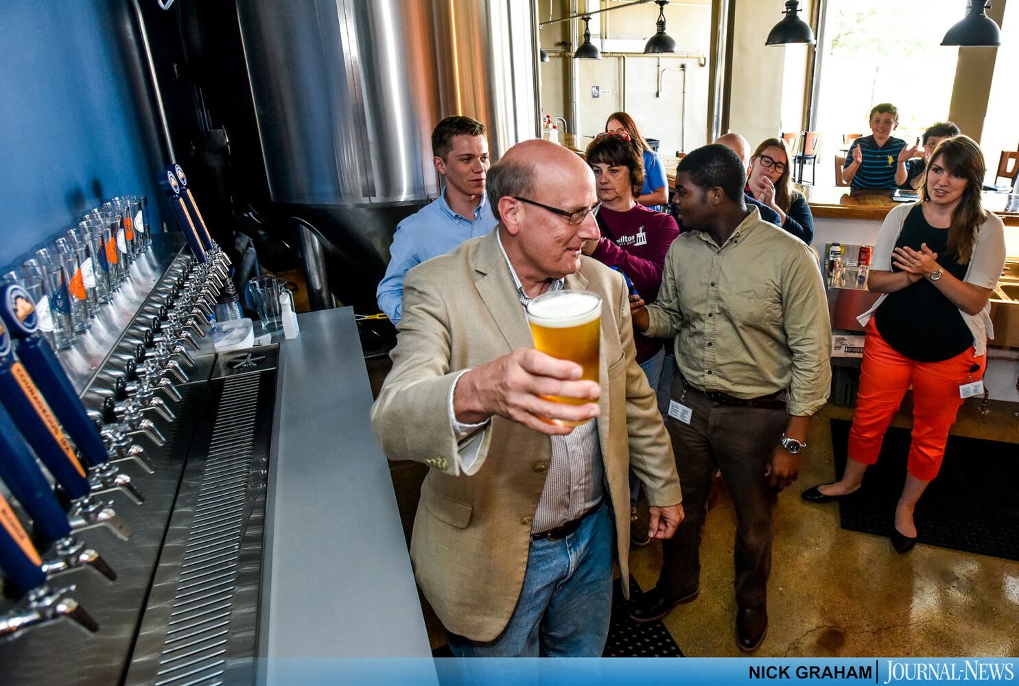 Municipal Brew Works First Pour