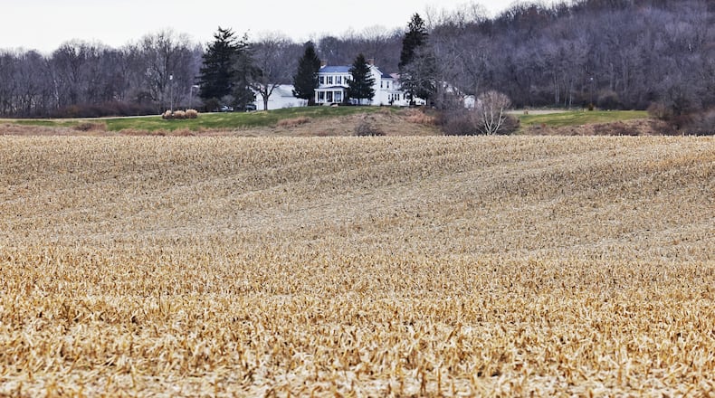 A 350-acre farm tract at the corner of U.S. 27 and Ohio 128 may get developed into a mixed-use property that includes new homes, cottages and more.