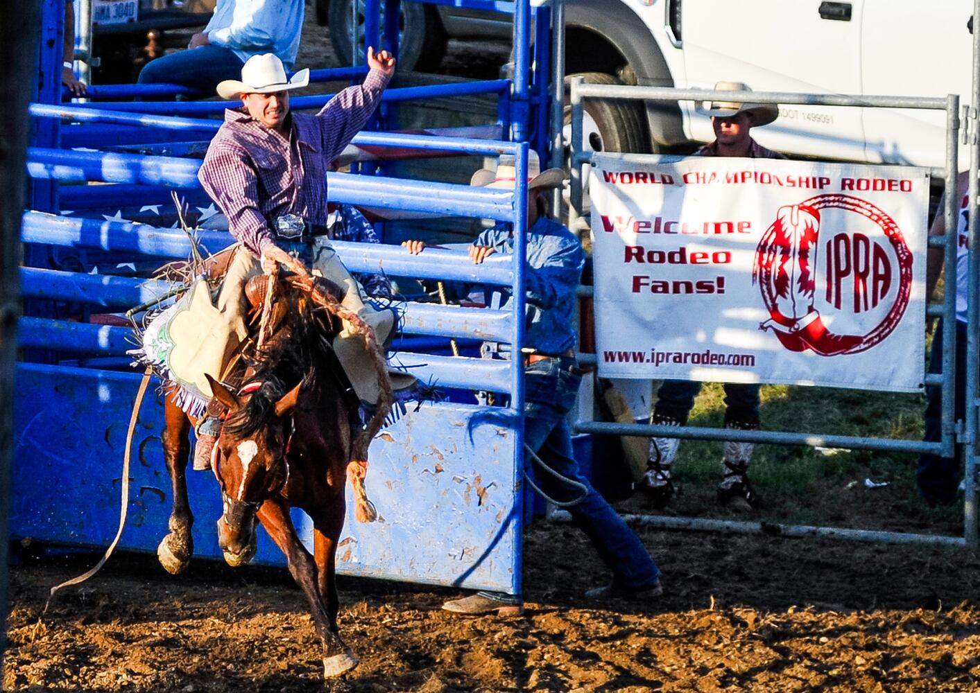 Broken Horn Rodeo closes out the night Wednesday at the Butler County Fair