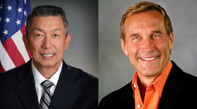 West Chester Twp. trustees Lee Wong and Mark Welch were re-elected Tuesday. FILE
