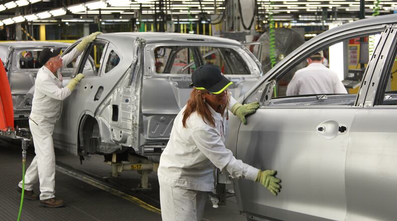 Honda assembles the Acura RDX at its East Liberty plant. CHRIS STEWART / STAFF