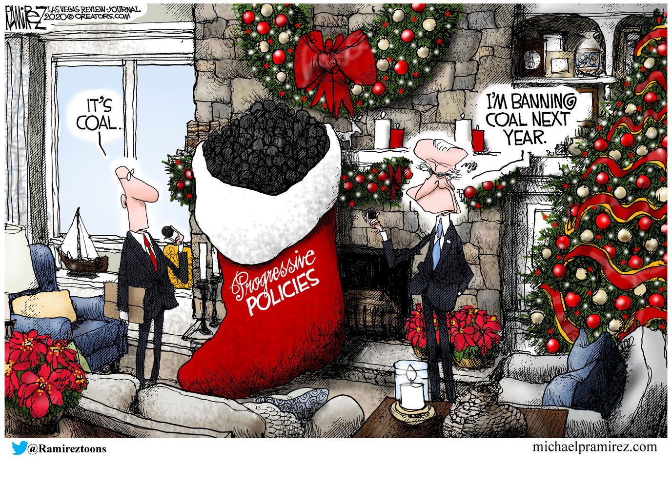 Week in cartoons: Stimulus checks, Christmas and more