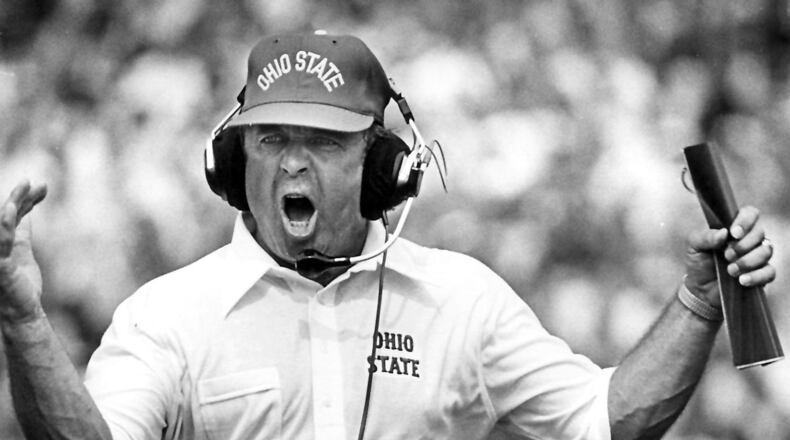 Ohio State coach Earle Bruce