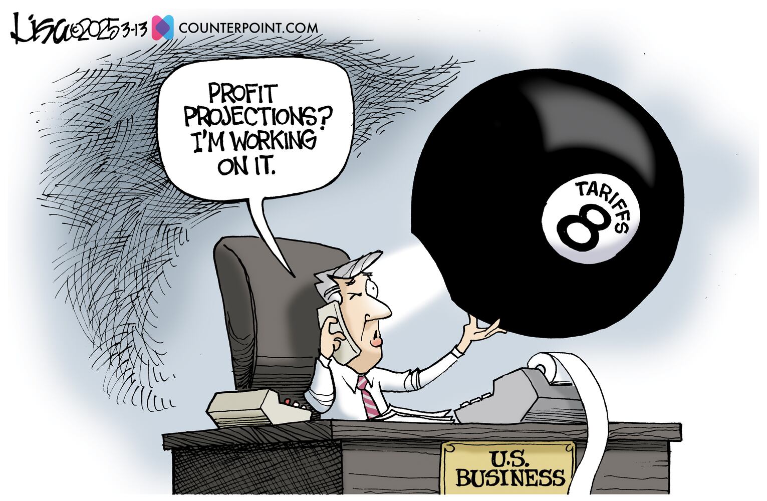 CARTOONS: Lisa Benson, March 15, 2025