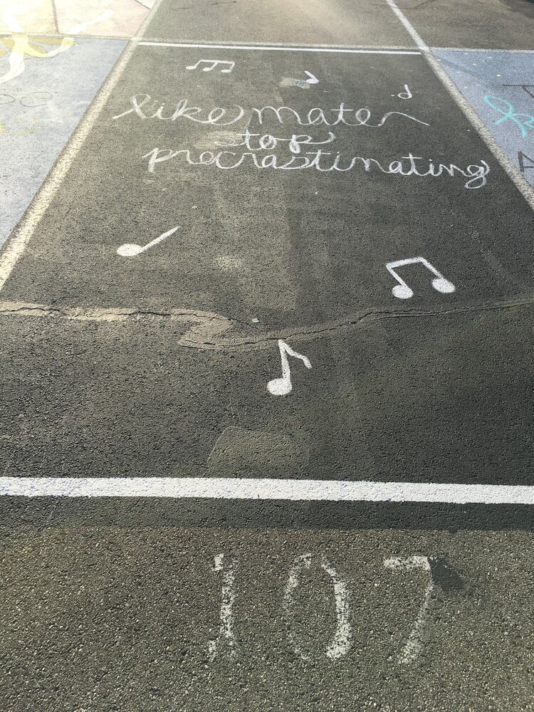 Lakota West senior parking spaces
