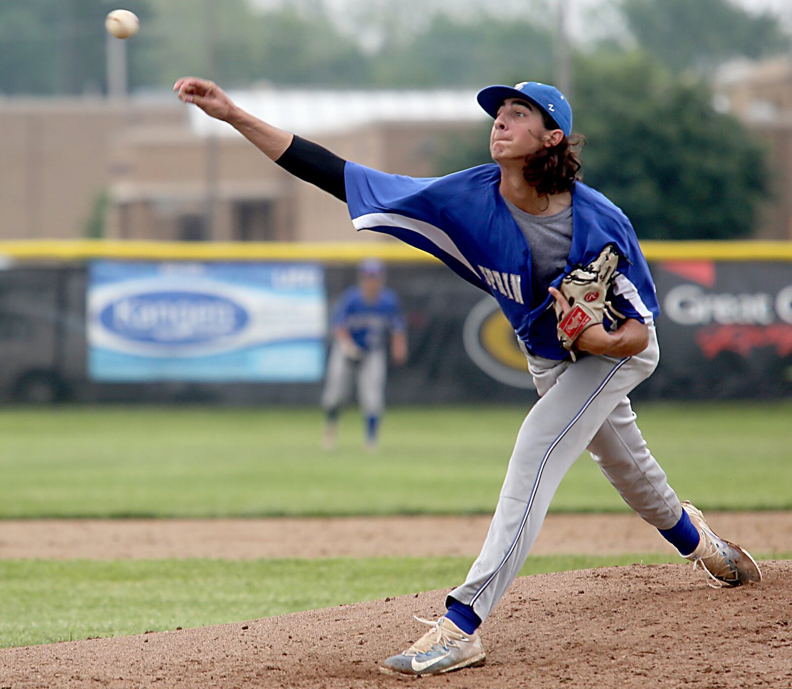 Springboro pitcher Jon Snyder deals to the plate Saturday during a Division I district final against Lakota West at Centerville. CONTRIBUTED PHOTO BY E.L. HUBBARD