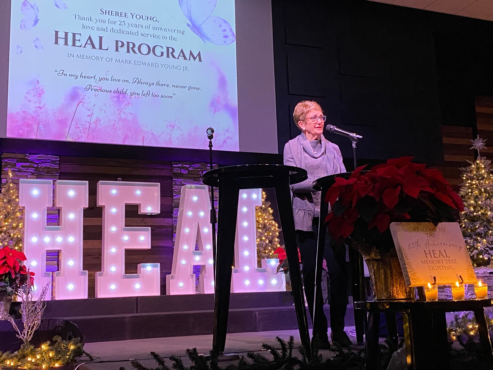 Sheree Young, founder of Help Endue A Loss (HEAL), recently was honored for her years of service. SUBMITTED PHOTO