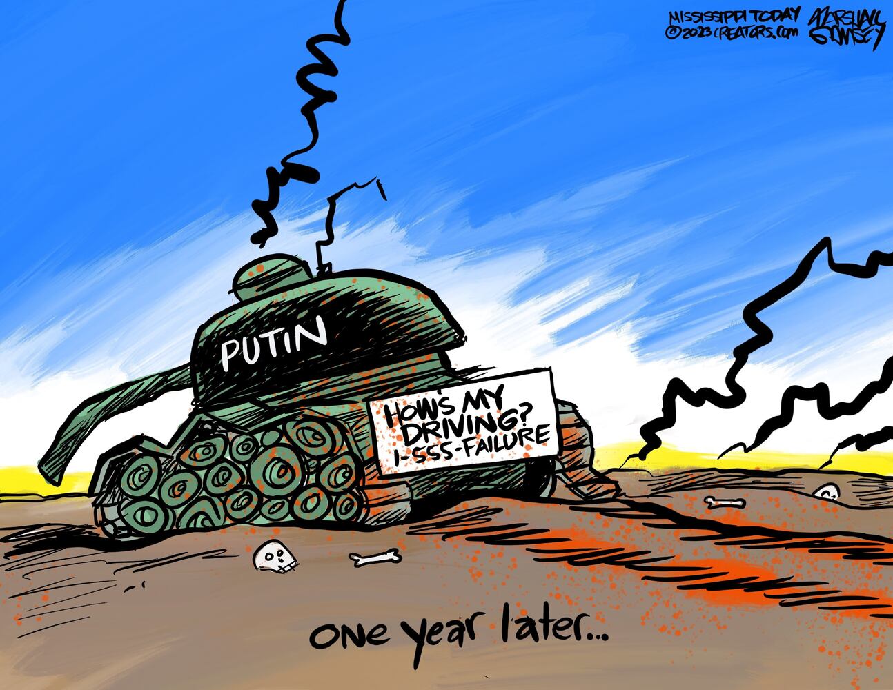 WEEK IN CARTOONS: Ohio train derailment, ChatGPT and more