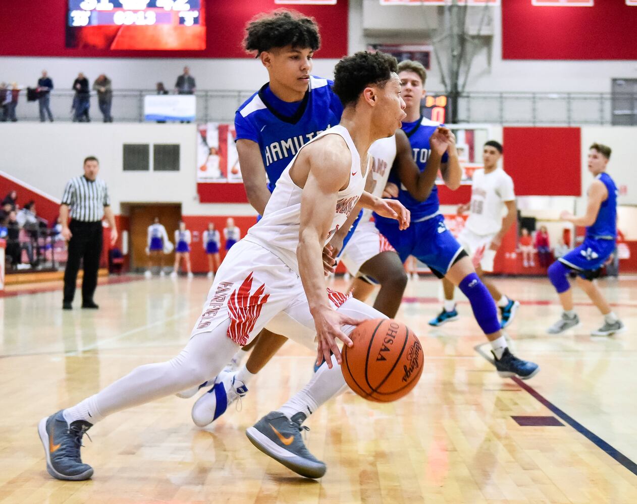 Fairfield vs Hamilton boys basketball