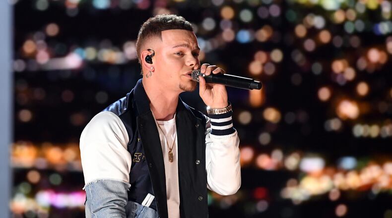 LAS VEGAS, NEVADA - APRIL 07: Kane Brown performs onstage during the 54th Academy Of Country Music Awards at MGM Grand Garden Arena on April 07, 2019 in Las Vegas, Nevada. (Photo by Kevin Winter/Getty Images)