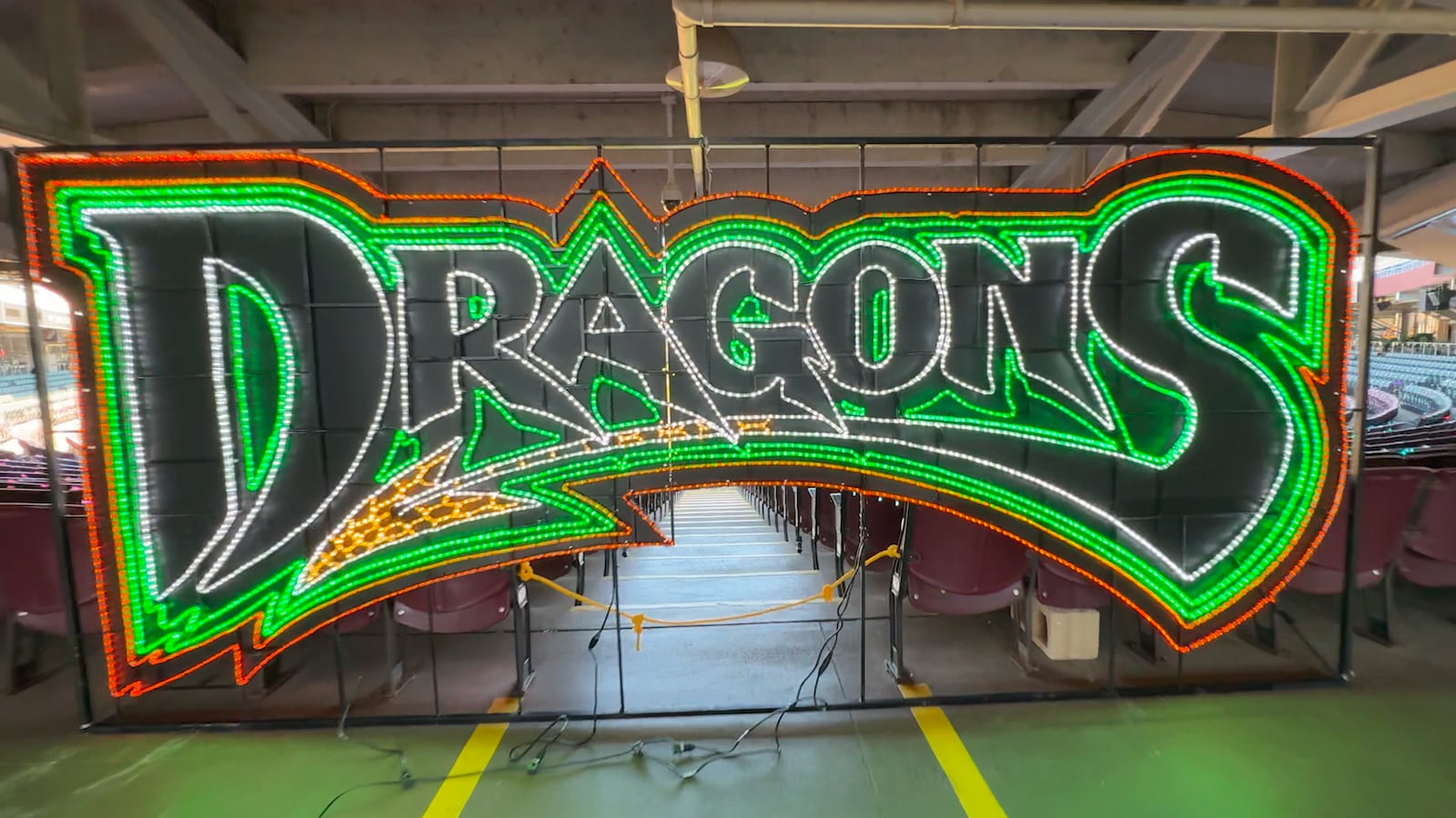 More than 1.1 million lights will usher in a new era of holiday entertainment for Dayton as Deck the Diamond opens at Day Air Ballpark Nov. 14 and continues through Jan. 3, 2026. DAVID SHERMAN/STFF